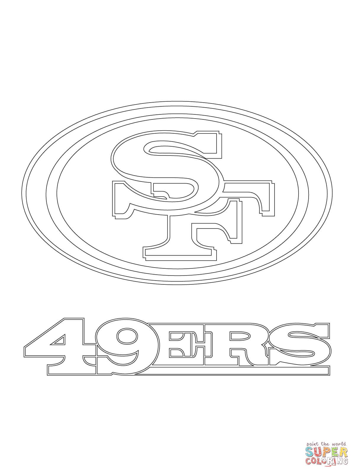 San Francisco 49ers Logo coloring page ...
