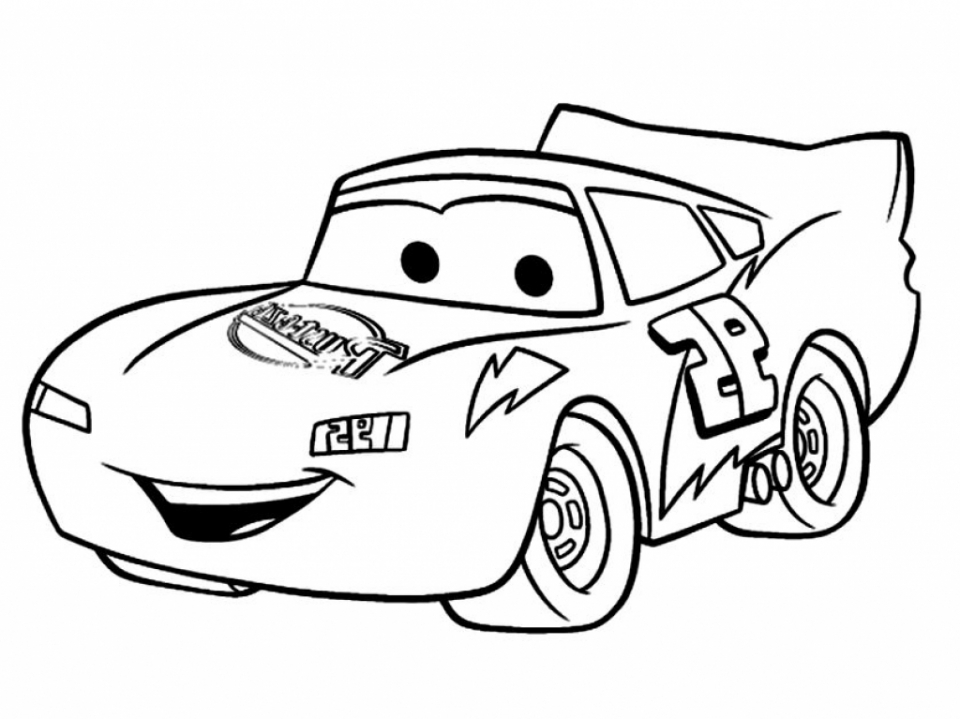 Coloring Pages | Lightning McQueen Coloring Pages