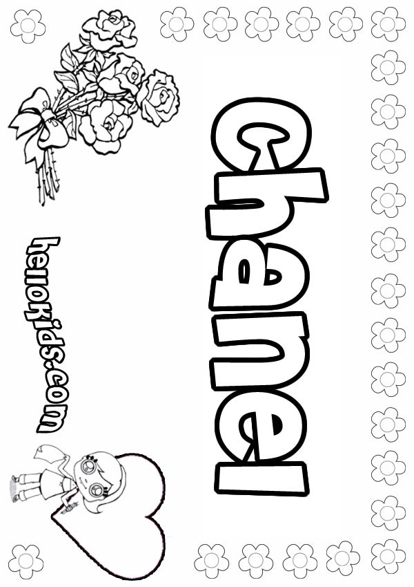 Chanel coloring pages - Hellokids.com