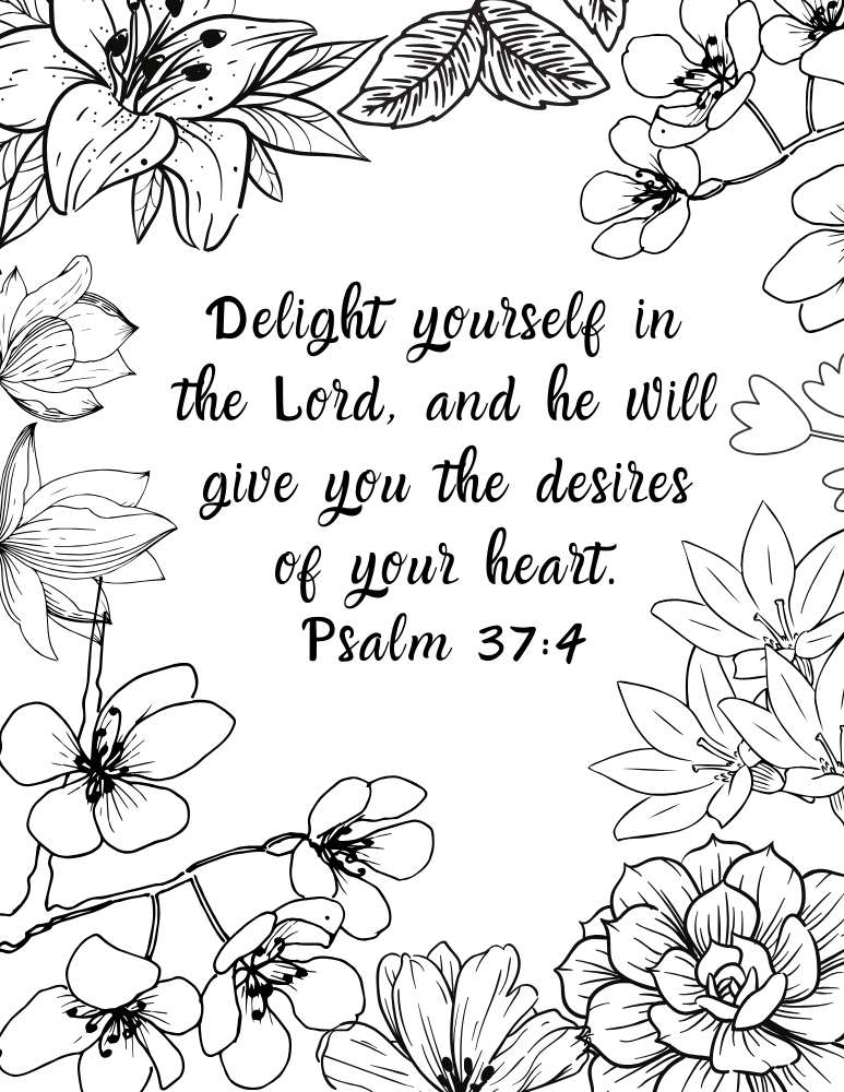 Free Printable Bible Verse Coloring Pages -