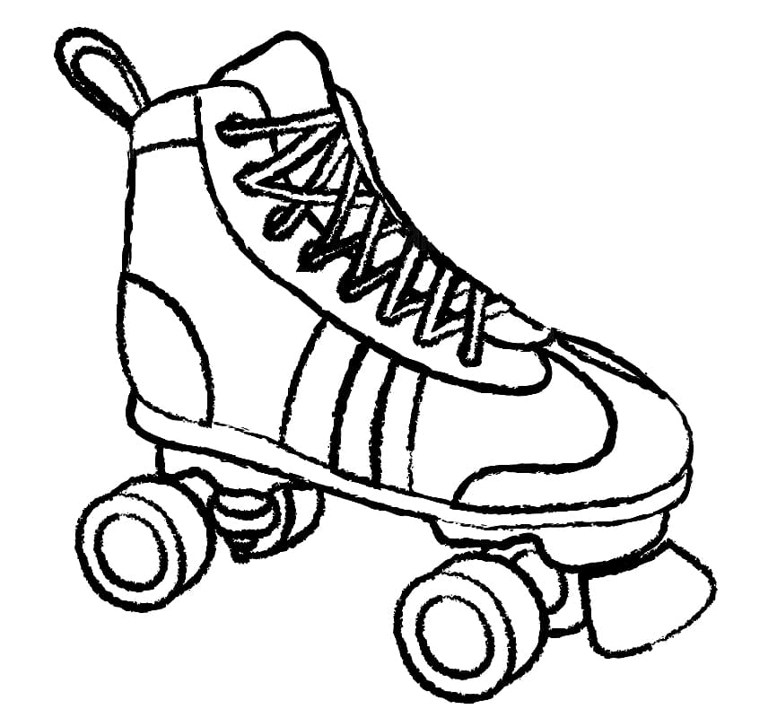 Roller Skate Coloring Pages - Free Printable Coloring Pages for Kids