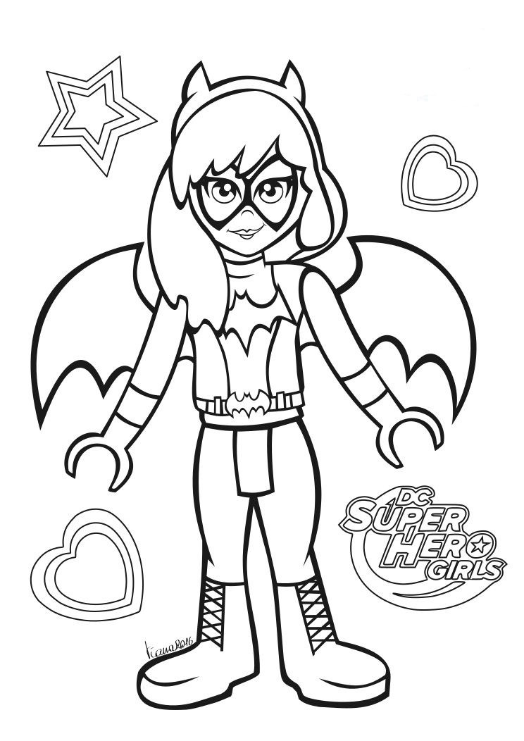 Dc Superhero Girls Coloring Pages Gallery - Whitesbelfast