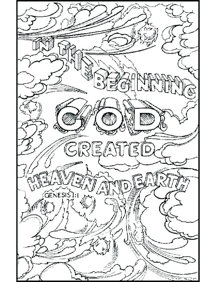 Creation Coloring Pages - Best Coloring Pages For Kids