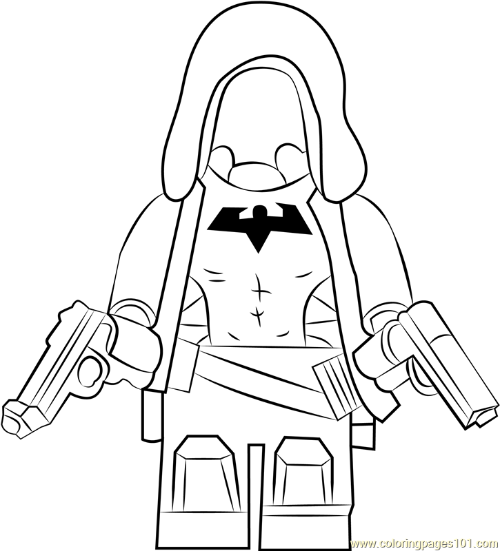 Lego Red Hood Coloring Page - Free Lego Coloring Pages :  ColoringPages101.com
