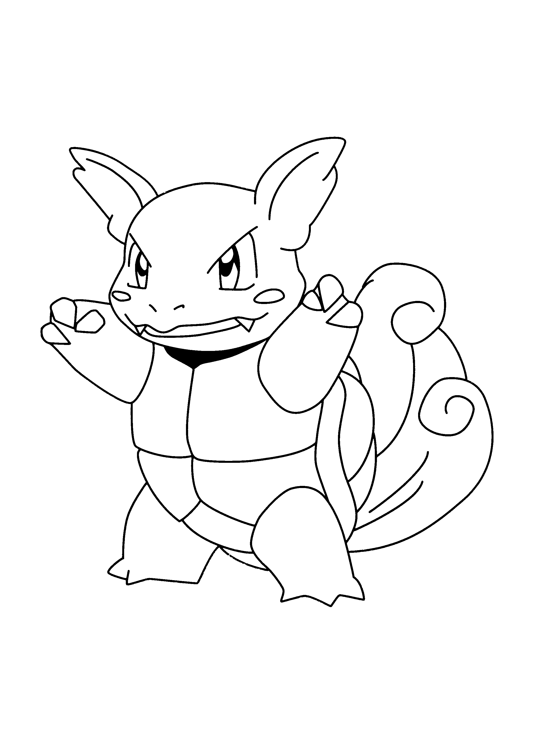 wartortle | Coloring pages, Kid play activity, Pokemon
