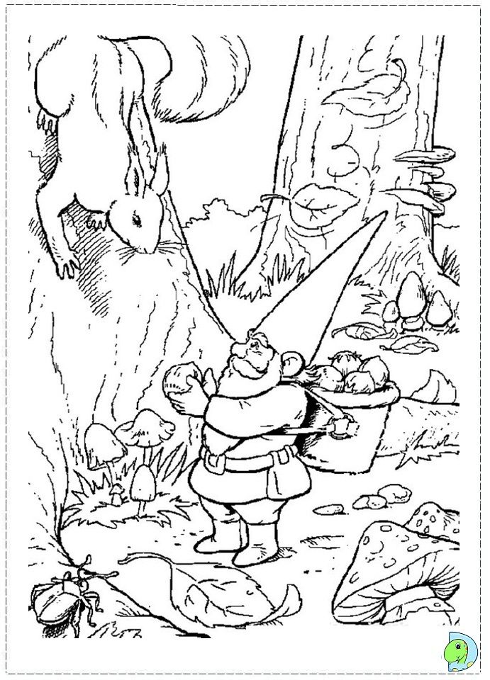 David The Gnome Coloring Pages