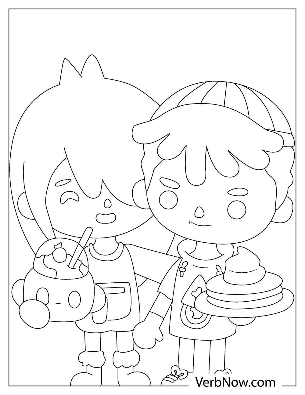 Free TOCA BOCA Coloring Pages & Book for Download (Printable PDF) - VerbNow