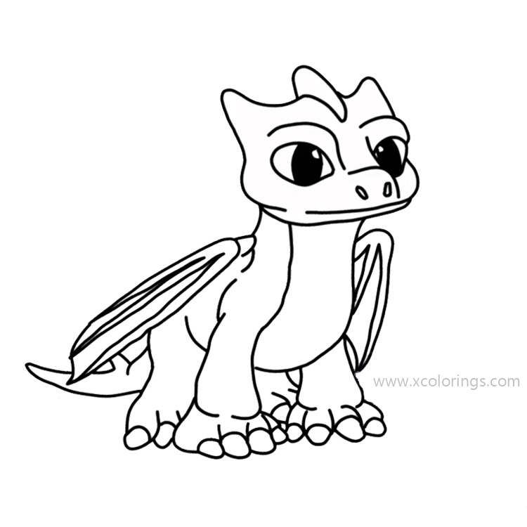 Pin on Dragon coloring page