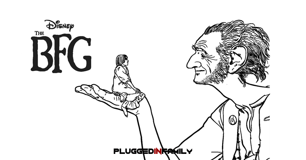 The BFG Coloring Sheets | Plugged In Family