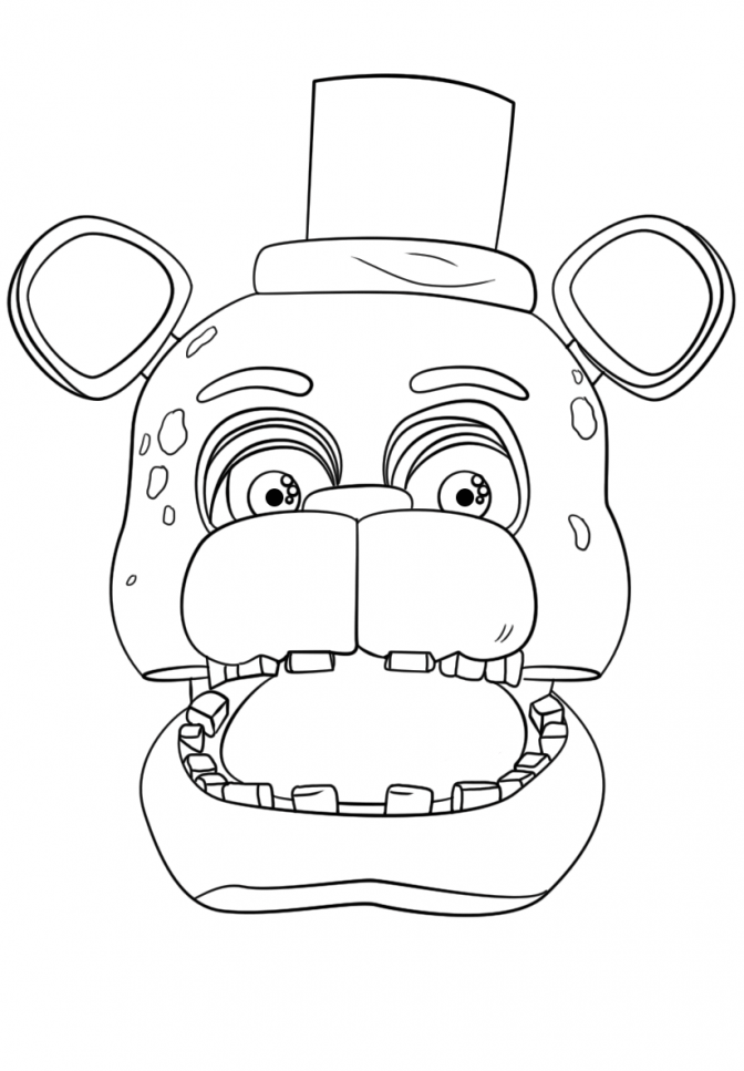 color pages ~ Fnaf Foxy Coloring Pages Color Five Nights At ...