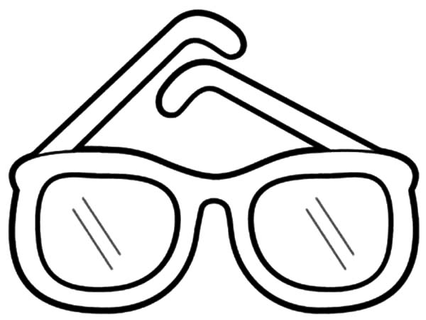 Eyeglasses Coloring Pages : Kids Play Color