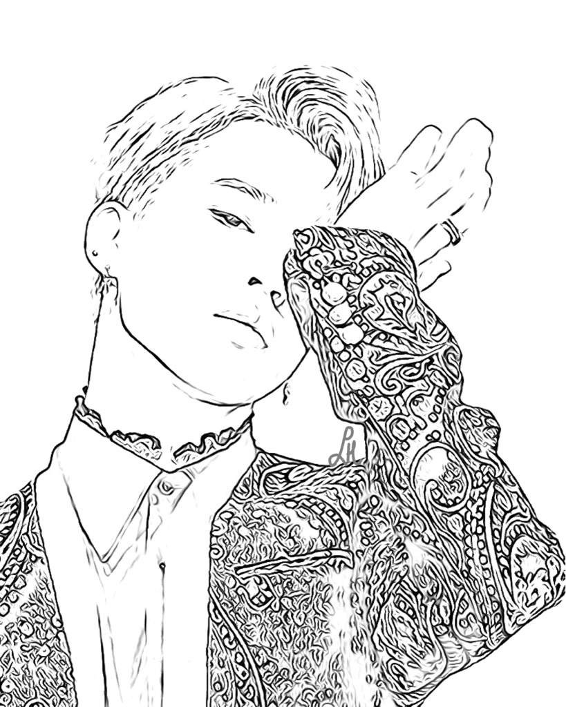 Kpop Coloring Pages at GetDrawings.com | Free for personal ...