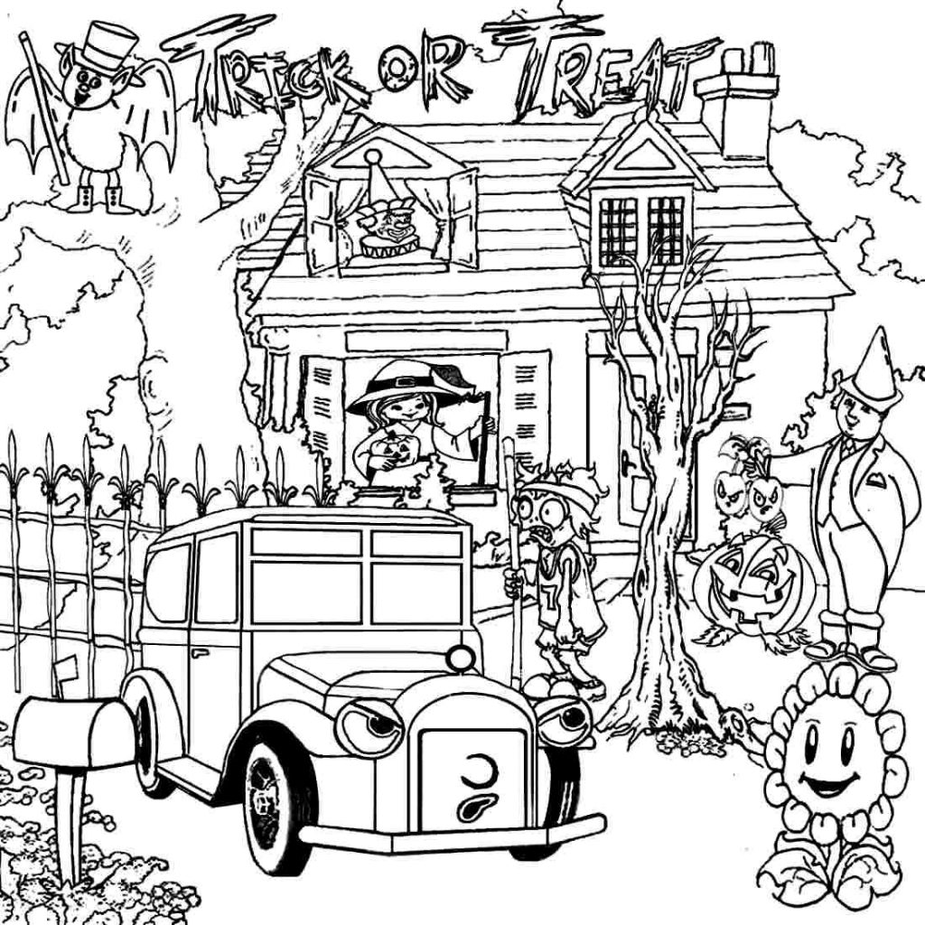 Haunted House Coloring Page Worksheets | Printable Worksheets and  Activities for Teachers, Parents, Tutors and Homeschool Families