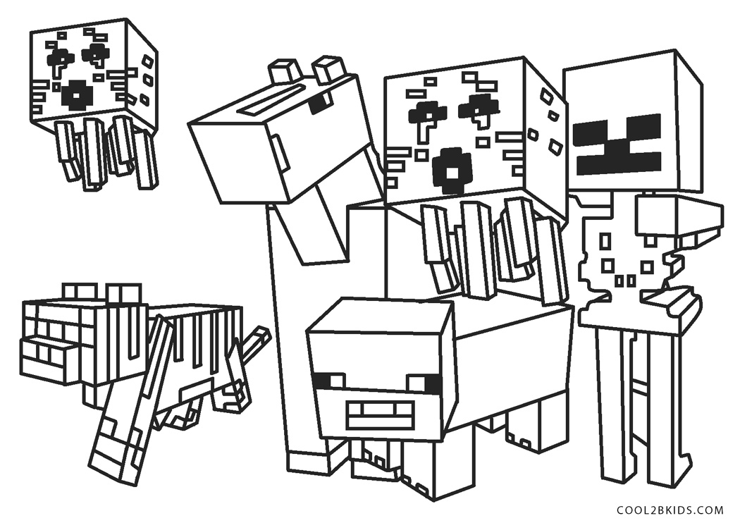 Minecraft Coloring Pages | www.robertdee.org