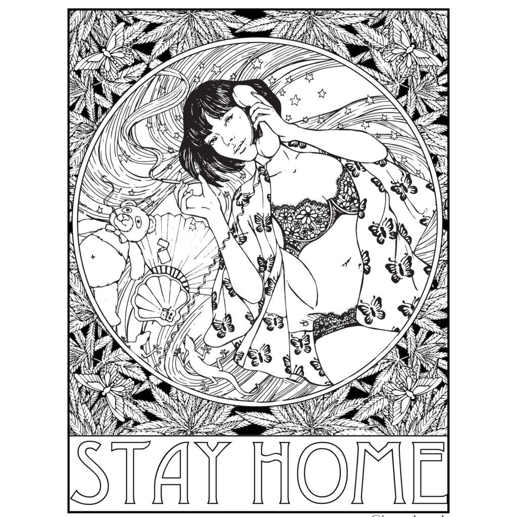 Aesthetic Coloring Pages Space   Free Printable Coloring ...