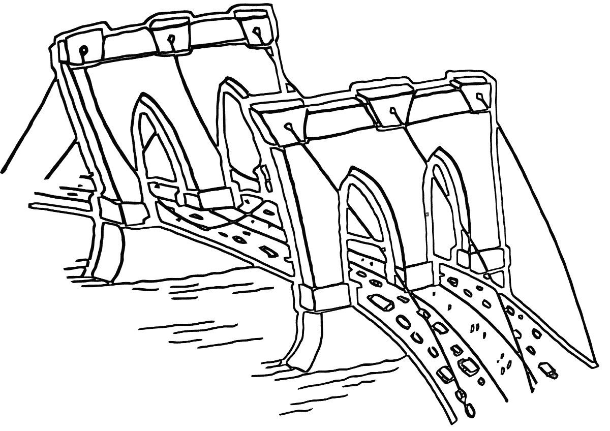 Bridge coloring pages | Coloring pages to download and print