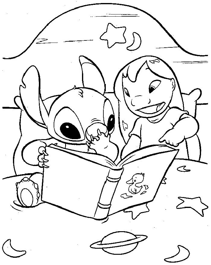Lilo And Stitch Coloring Pictures To Print - Feedthefightbos