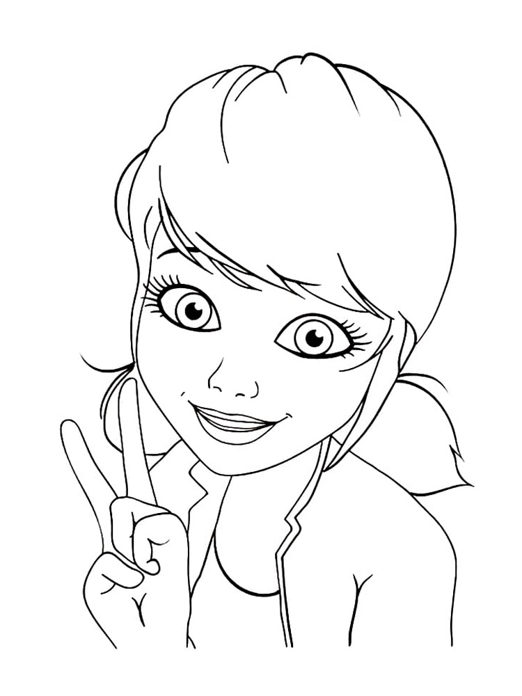 Marinette coloring pages. Download and print Shopkins coloring pages