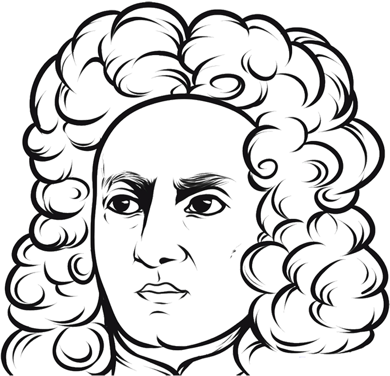 Figure Coloring Pages : Face Angry Isaac Newton Coloring Page Kids ... -  Cliparts.co