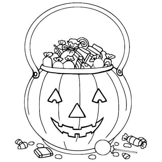 Trick Or Treat Coloring Pages at GetDrawings | Free download