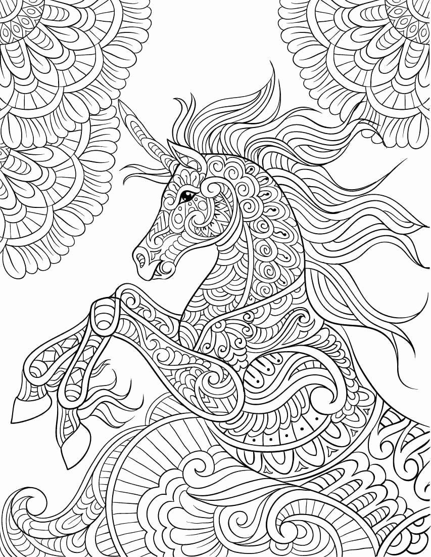 Unicorn Pictures To Color For Adults - doraemon