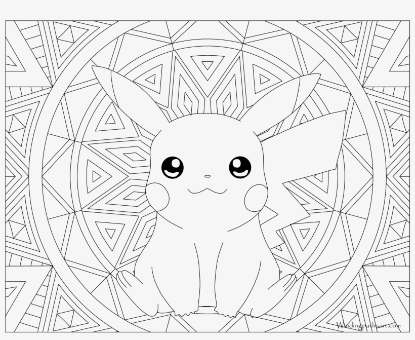 025 Pikachu Pokemon Coloring Page - Pika #839274 - PNG Images - PNGio