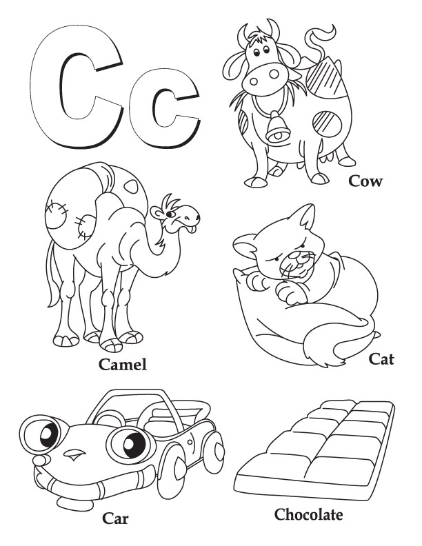 Letter C Coloring Pages Free - Get Coloring Pages