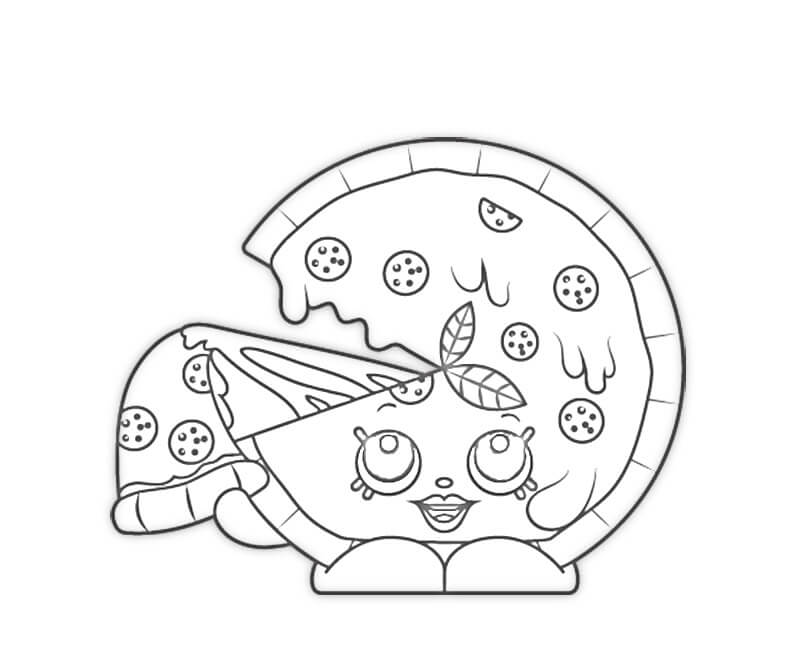 Poppa Pretzel Shopkin Coloring Page - Free Printable Coloring Pages For