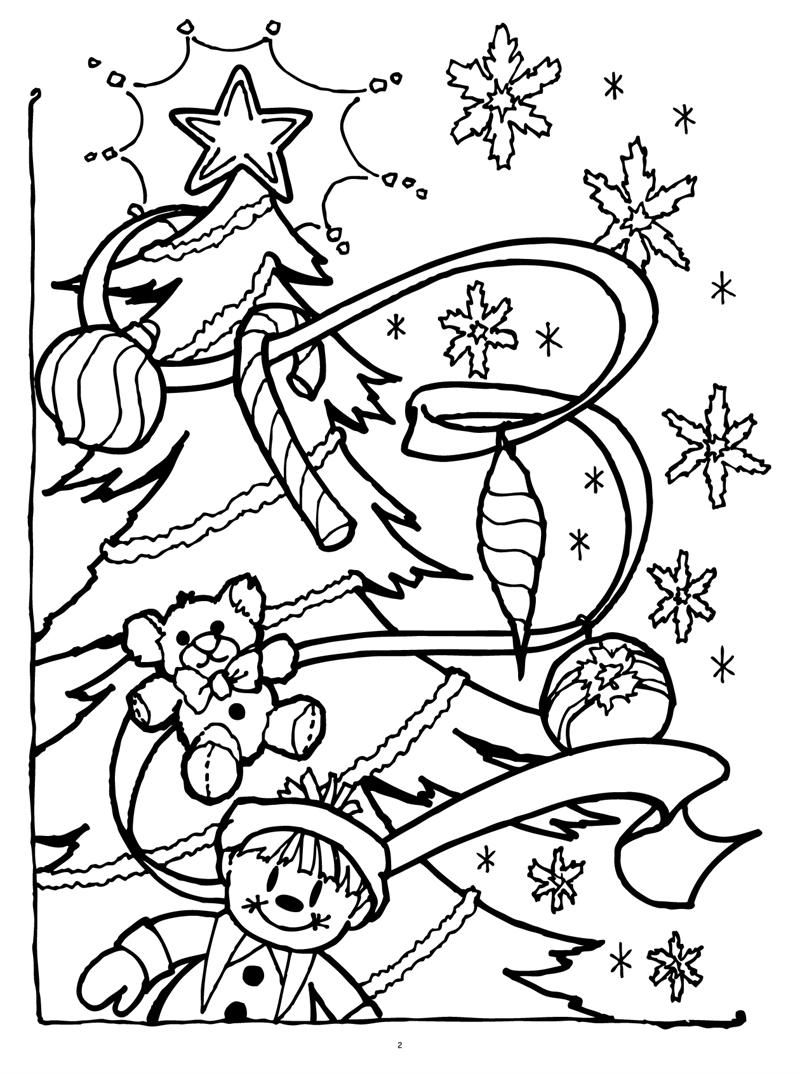 The Night Before Christmas - Coloring Pages for Kids and for Adults