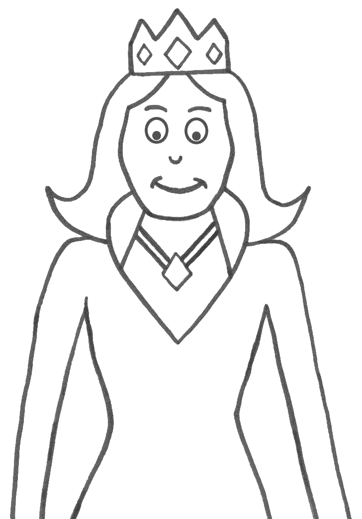 Coloring Pages Of Queens - Coloring Home