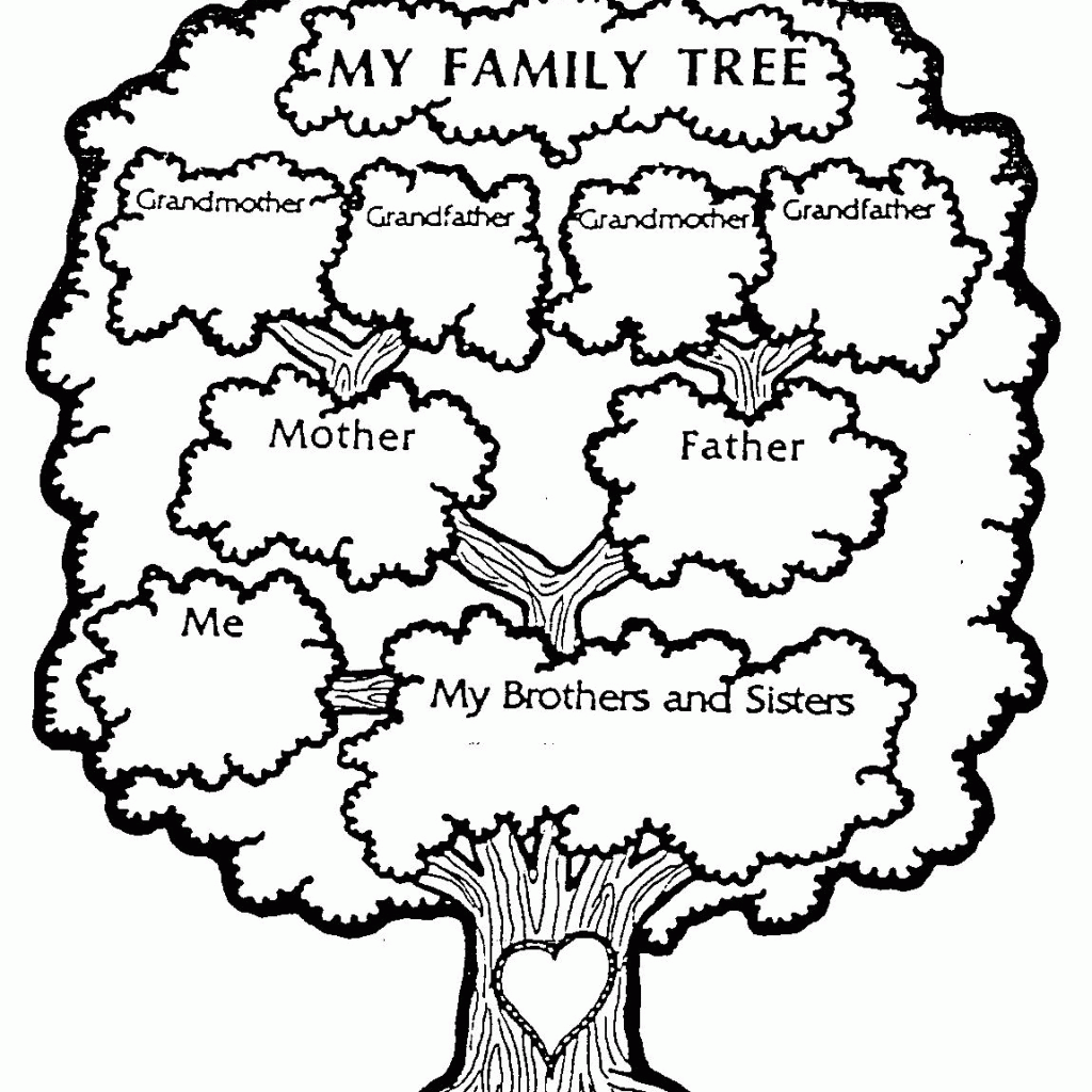 Free Coloring Pages Family Tree - High Quality Coloring Pages