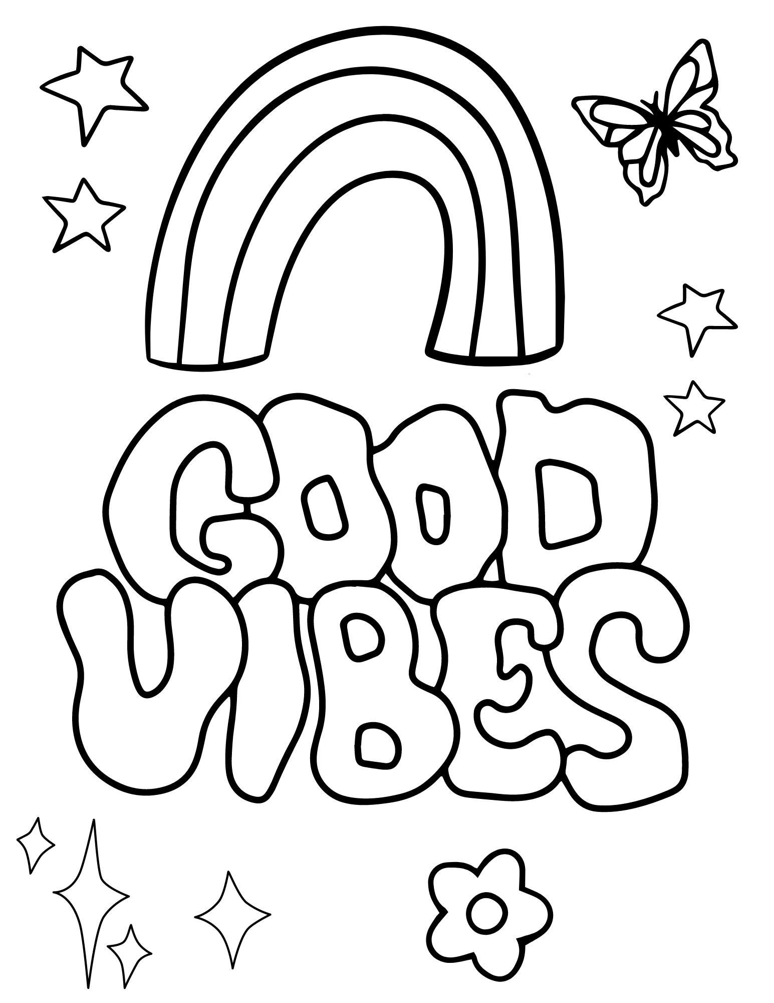 Y2K Coloring Page Teens Coloring Page Y2K Aesthetic - Coloring Home