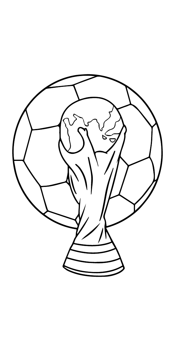 World Cup Coloring Page - Free Printable Coloring Pages for Kids