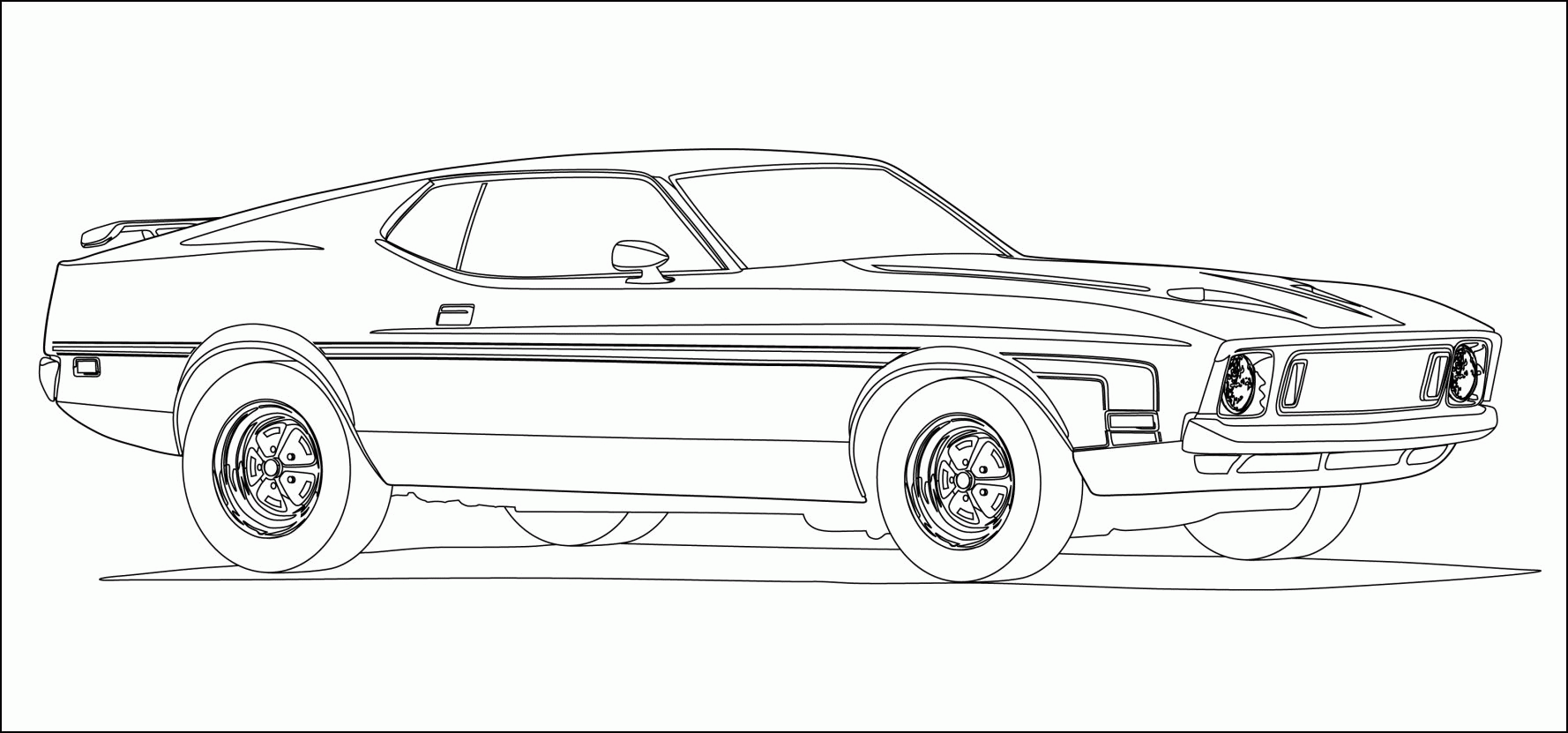7 Pics of Muscle Car Coloring Pages Printable - Awesome Car ...