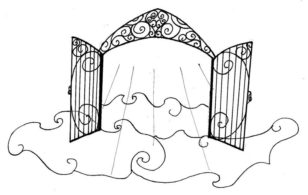 gates of heaven drawing