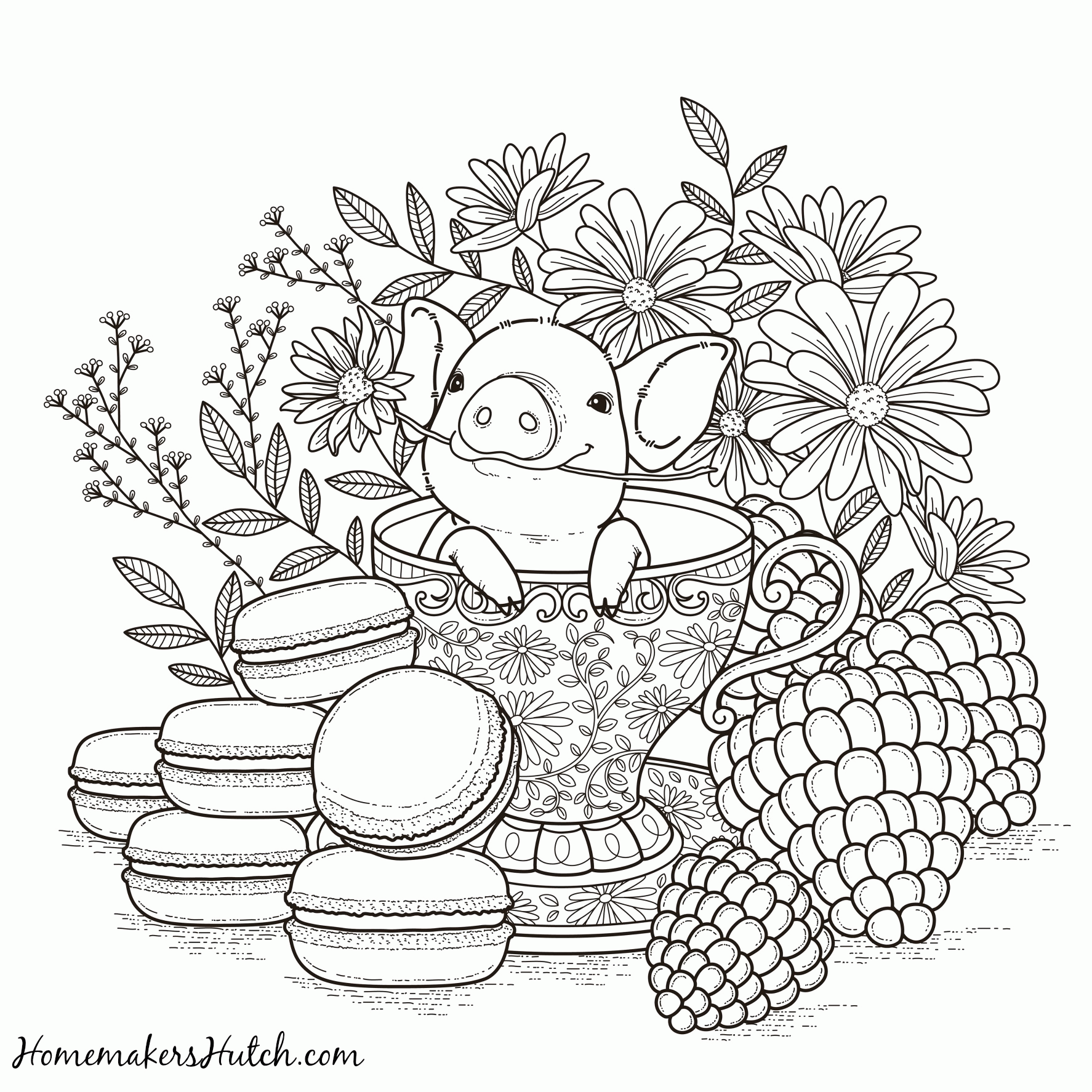Relaxing Coloring Pages - Coloring Home