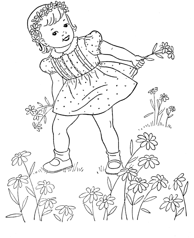 Flower Coloring Pages | sidstudies.com