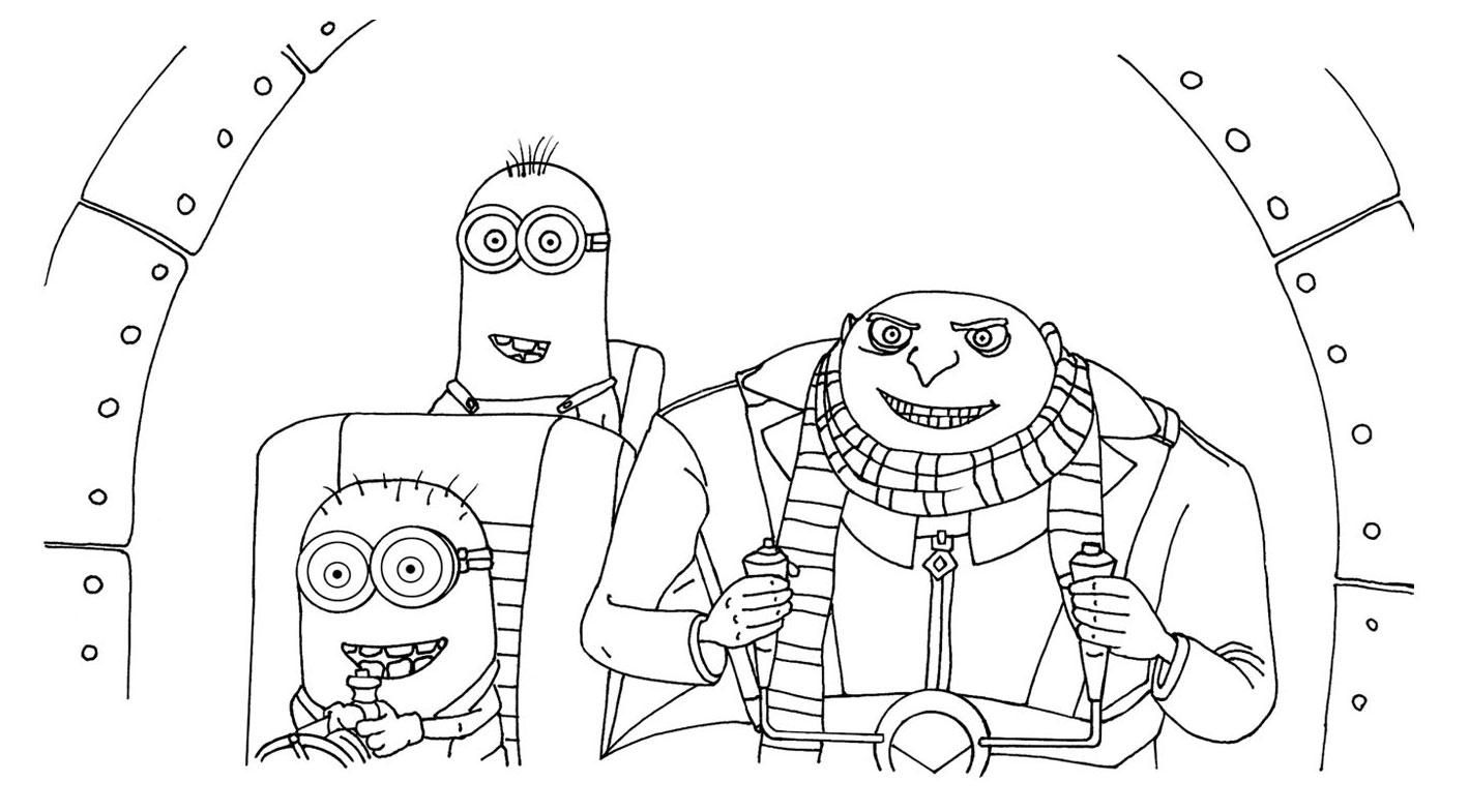 Popular Minion Coloring Pages : New Coloring Pages Collections