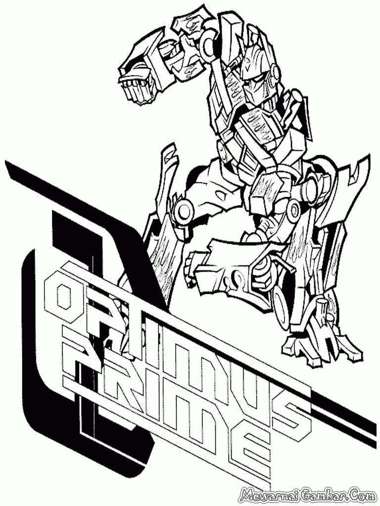 transformers optimus prime coloring pages - High Quality Coloring ...