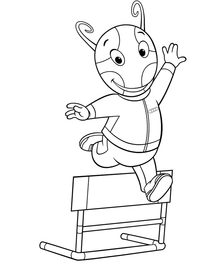 Uniqua From The Backyardigans Coloring Page - Free Printable Coloring Pages  for Kids