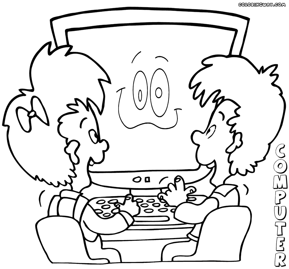 Computer Coloring Pages For Kids / Online coloring & 5000 printable
