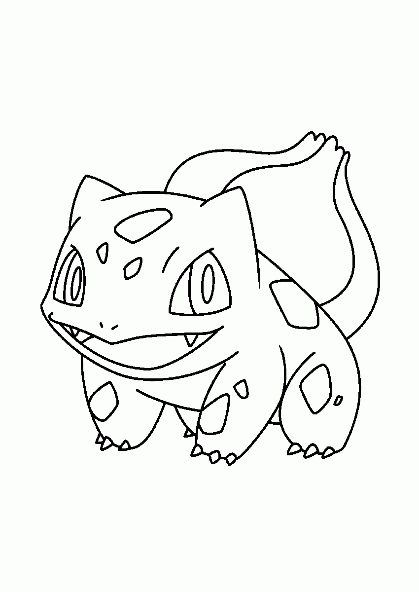 Bulbasaur Coloring Pages - Coloring Home