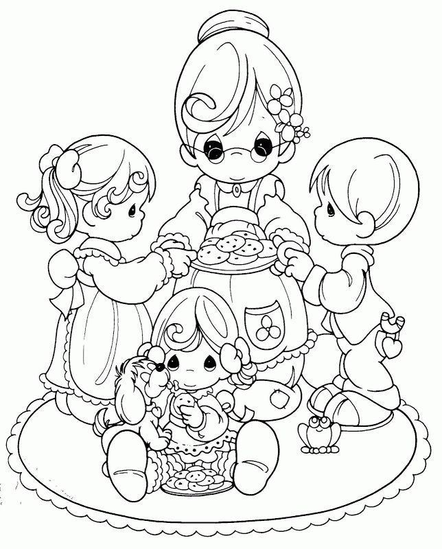printable precious moments coloring pages