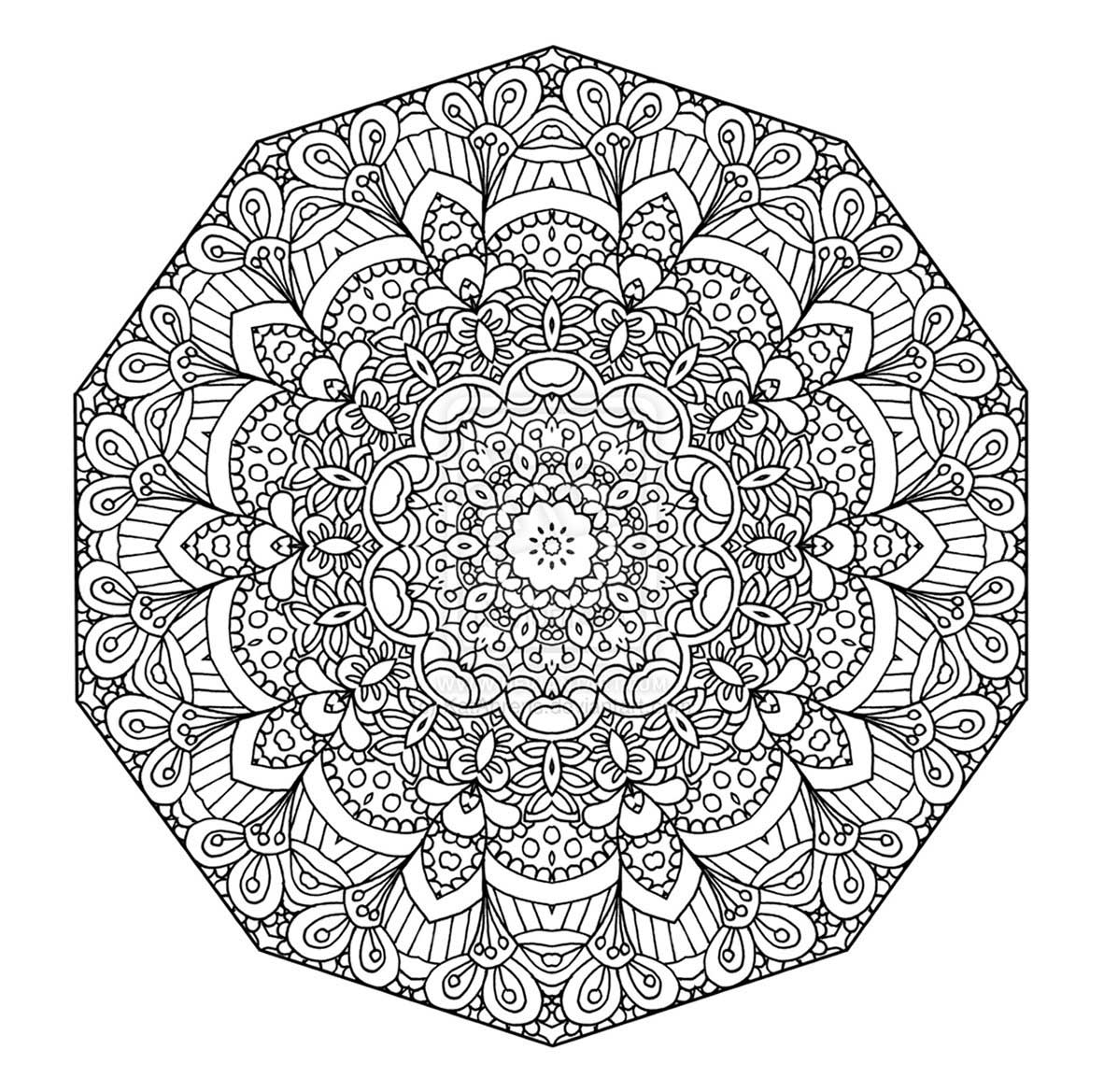 Free Intricate Coloring Pages Image 12 - Gianfreda.net