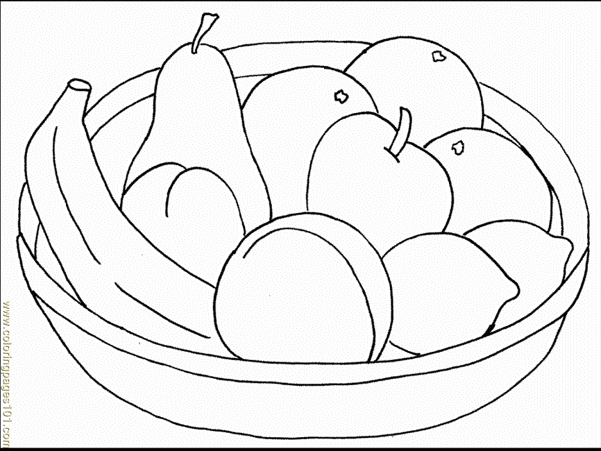 Coloring Pages Fruits Coloring 11 (Food & Fruits > Others) - free 
