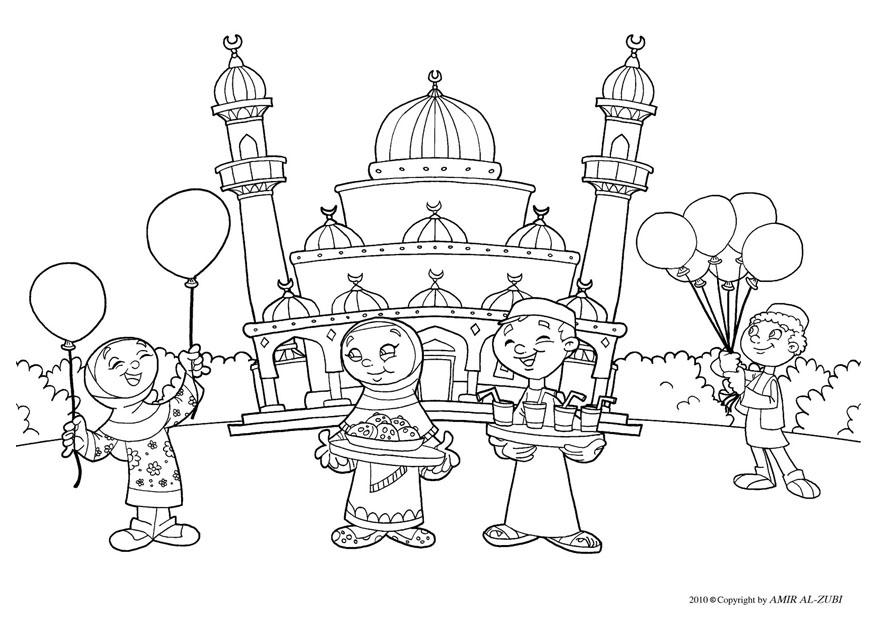 Coloring page Eid ul-Fitr - img 22032.