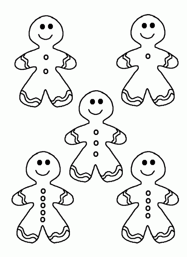 Gingerbread Baby Coloring Page - Gingerbread Coloring Pages 