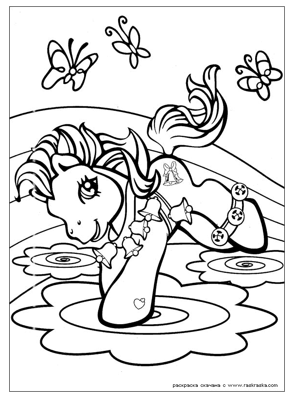 My Little Pony Coloring Pages Fluttershy #03 | Online Coloring Pages