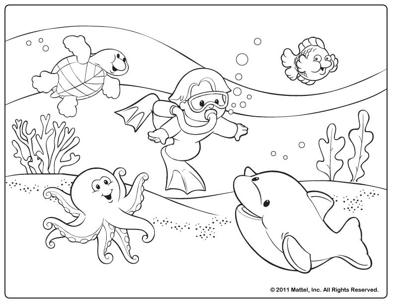 Summer Color Pages | Free coloring pages