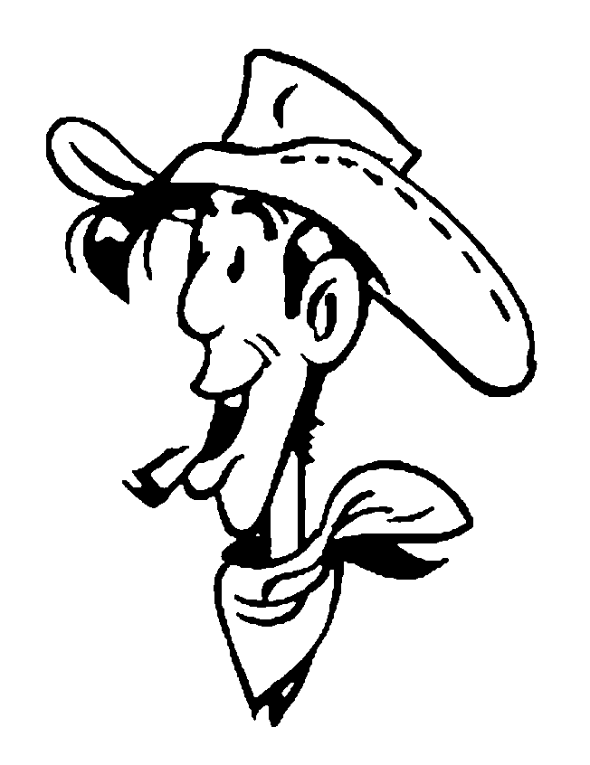 Lucky Luke - 999 Coloring Pages